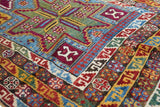 Antique Caucasian Kazak Rug 4'3'' x 8'7''