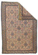 Antique Senneh Kilim Rug 4'7'' x 6'8''