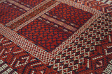 Antique Hachli Bokara Rug 3'7'' x 4'10''