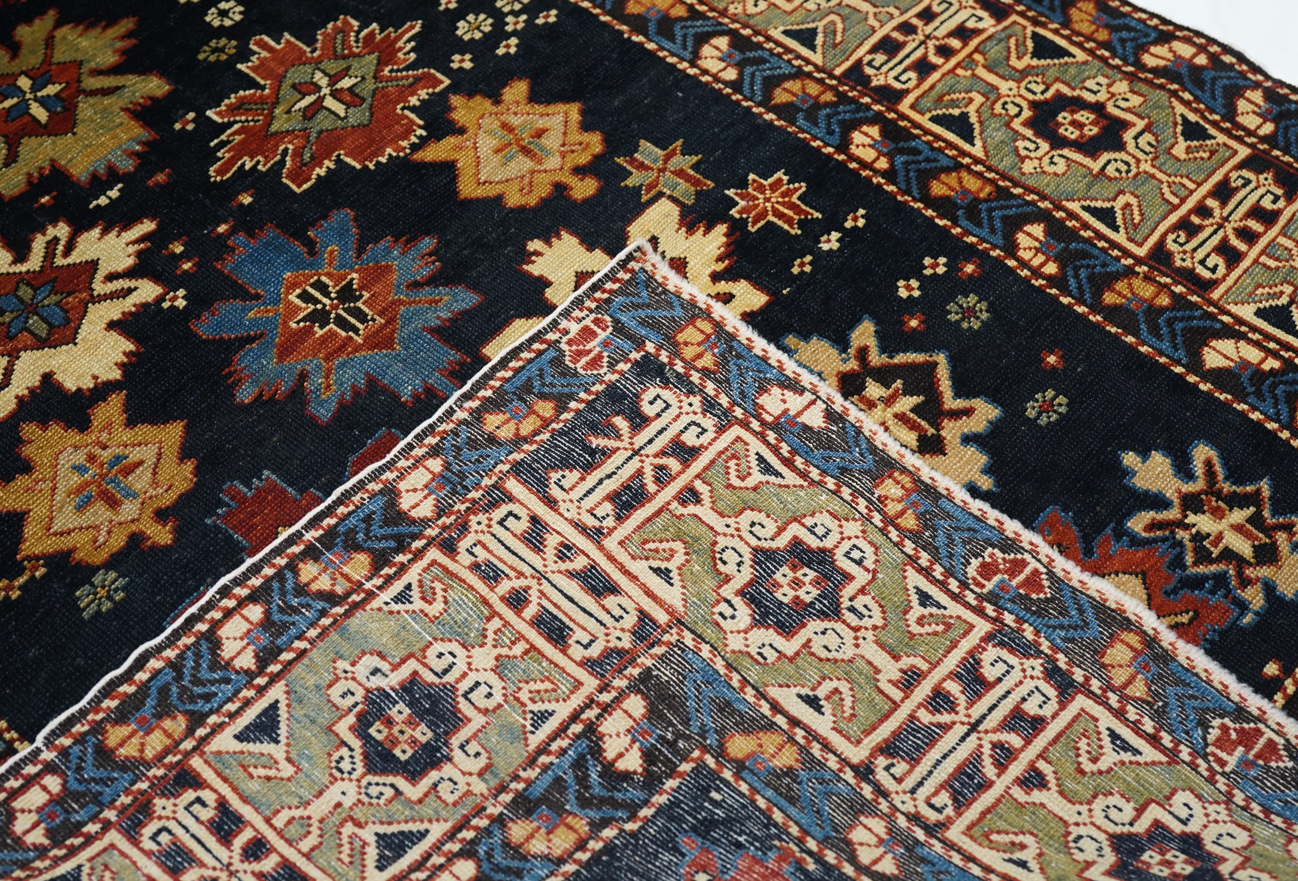 Antique Caucasian Shirvan Rug 3'9'' x 7'1''