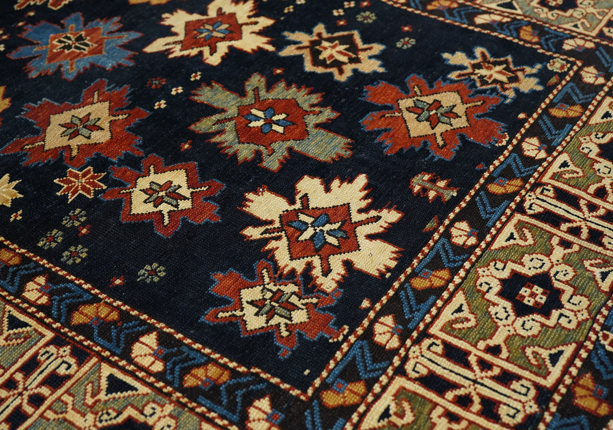 Antique Caucasian Shirvan Rug 3'9'' x 7'1''