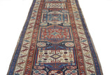 Antique Caucasian Runner 3'7'' x 9'3''