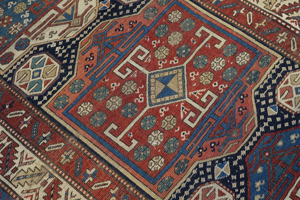 Antique Caucasian Runner 3'7'' x 9'3''