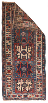 Antique Caucasian Shrivan Rug 4'0" x 9'2''