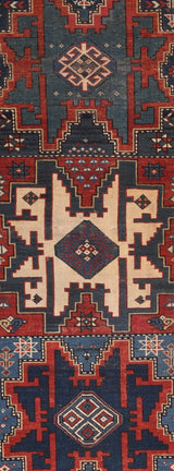 Antique Caucasian Shrivan Rug 4'0" x 9'2''