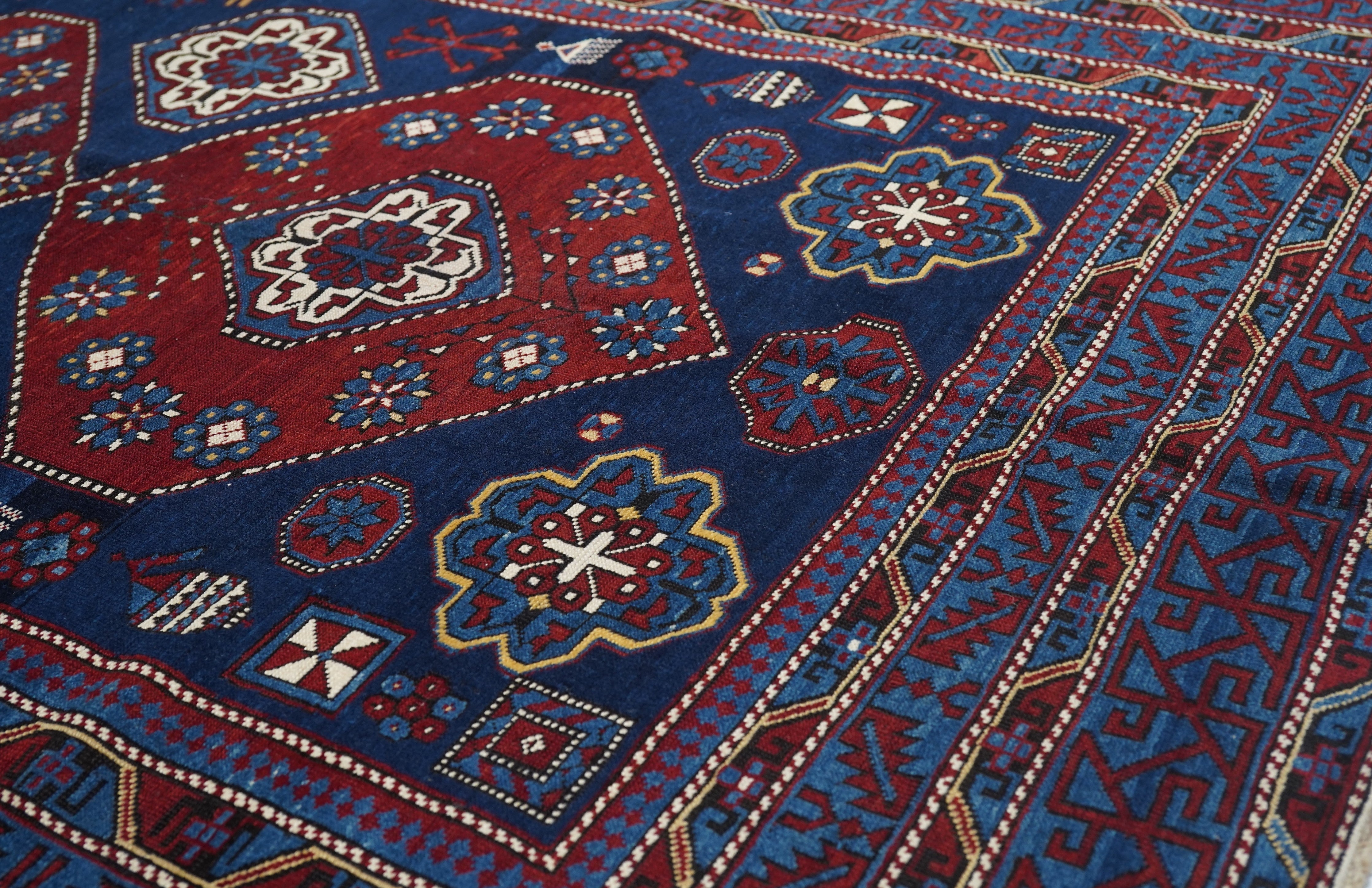 Antique Caucasian Shirvan Rug 6'0'' x 8'9''