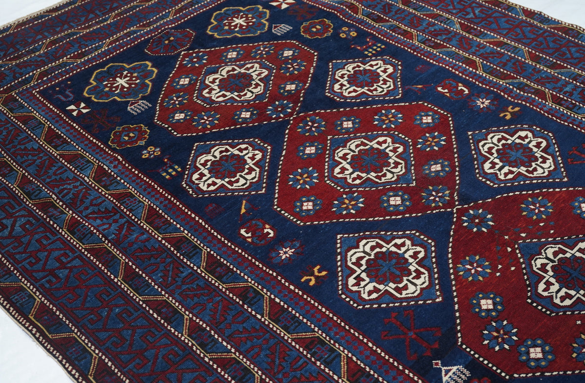 Antique Caucasian Shirvan Rug 6'0'' x 8'9''