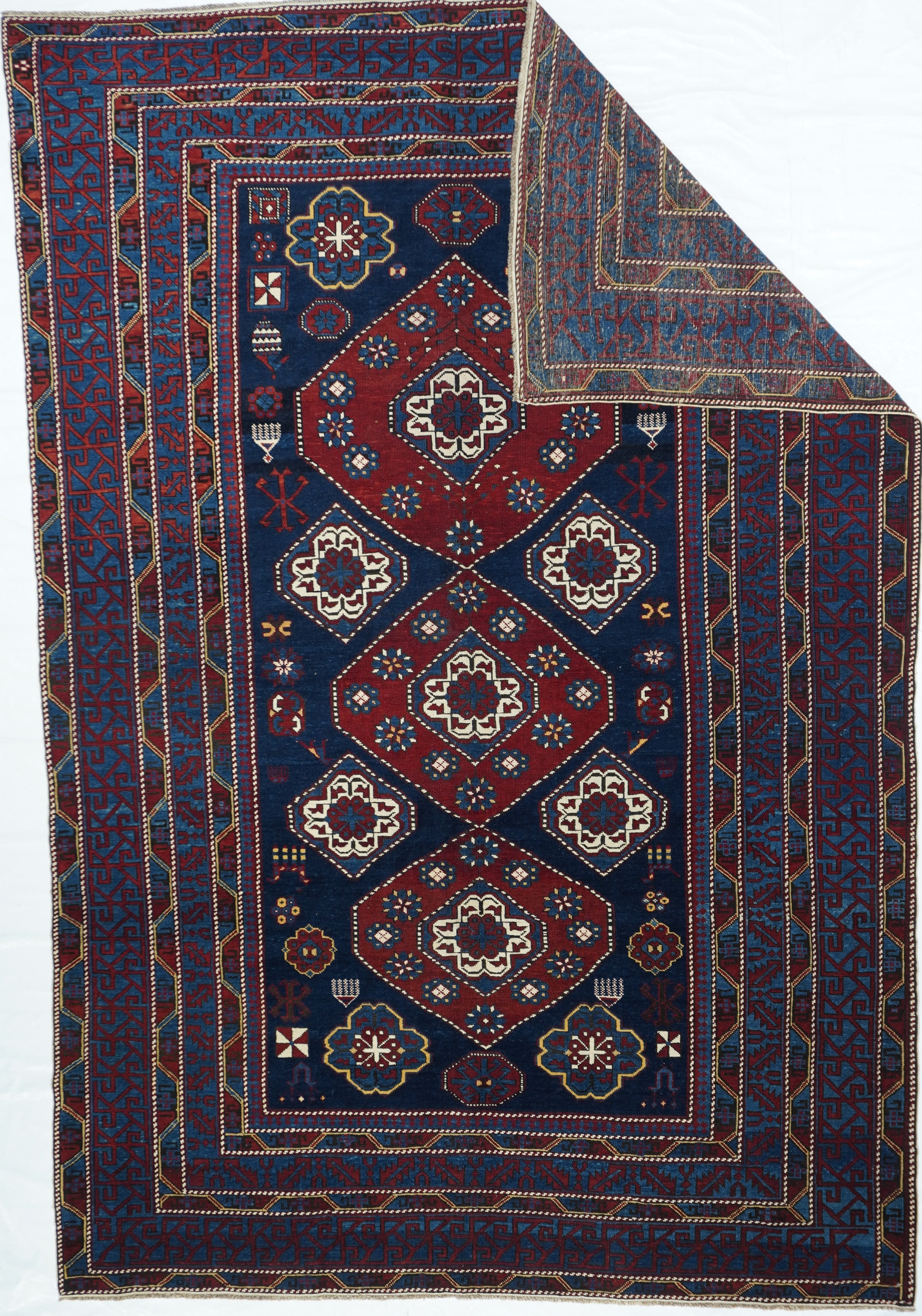 Antique Caucasian Shirvan Rug 6'0'' x 8'9''