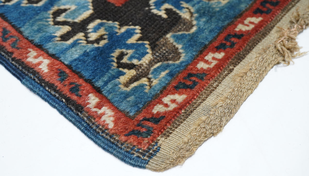 Antique Caucasian Kazak Rug 5'2'' x 10'1''