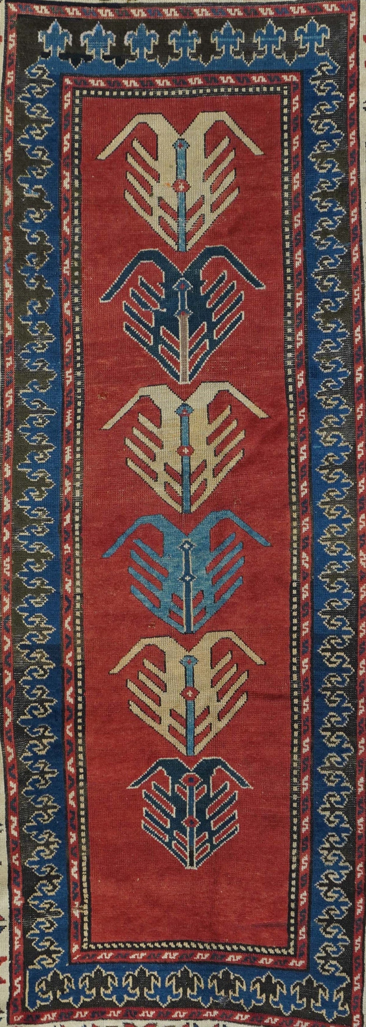 Antique Caucasian Kazak Rug 5'2'' x 10'1''