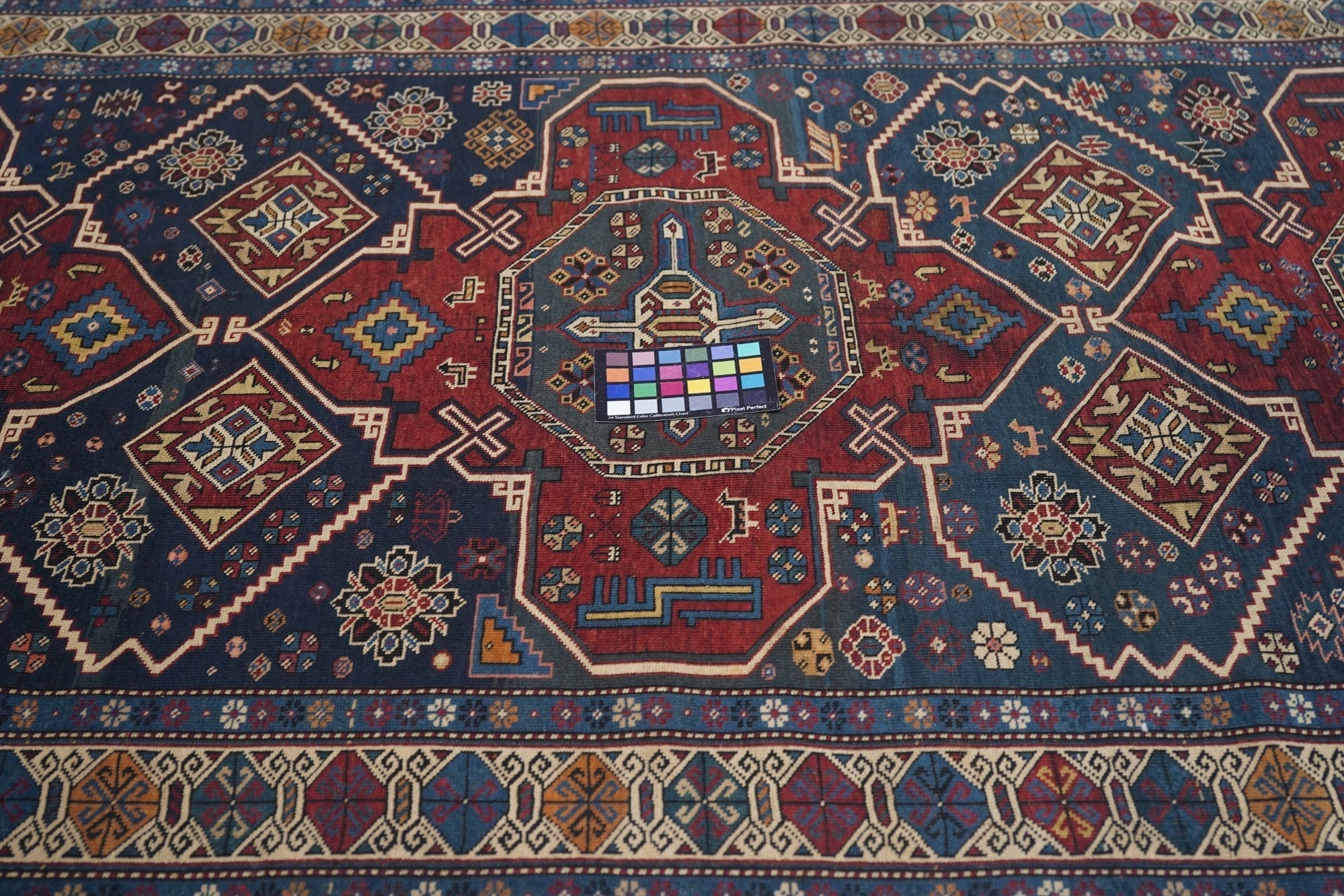Antique Caucasian Shrivan Rug 4'4'' x 8'5''