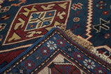Antique Caucasian Shrivan Rug 4'4'' x 8'5''