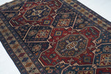 Antique Caucasian Shrivan Rug 4'4'' x 8'5''