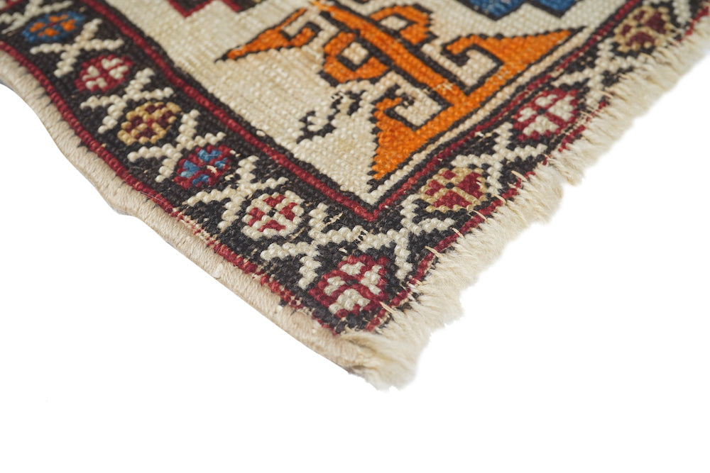 Antique Caucasian Shirvan Rug 3'7'' x 4'6''