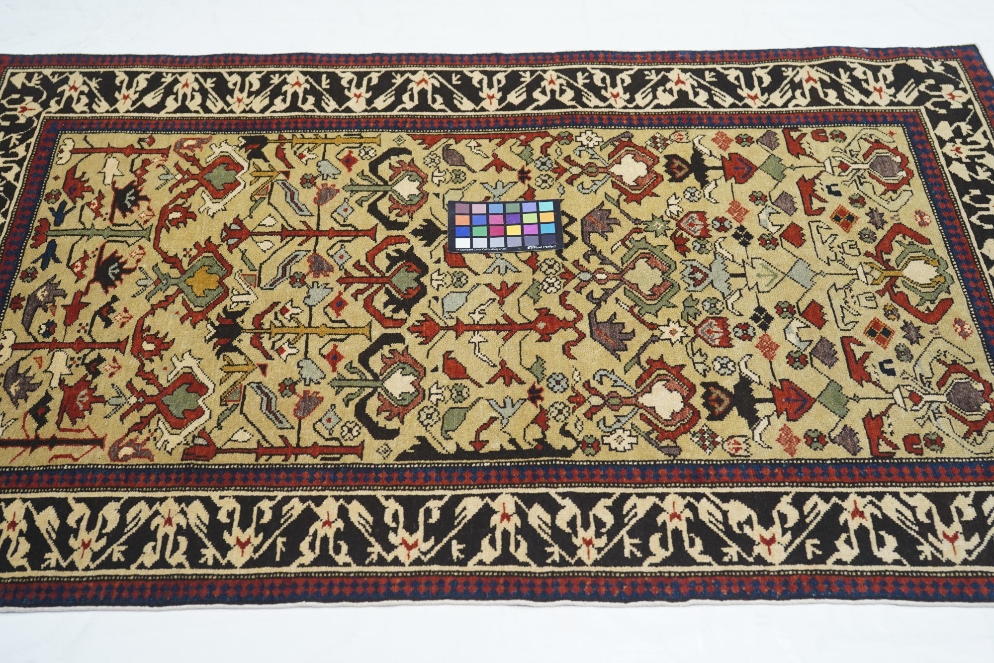 Vintage Caucasian Shirvan Rug 3'3'' x 5'10''