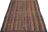 Antique Afshar Rug 4'0'' x 6'2''