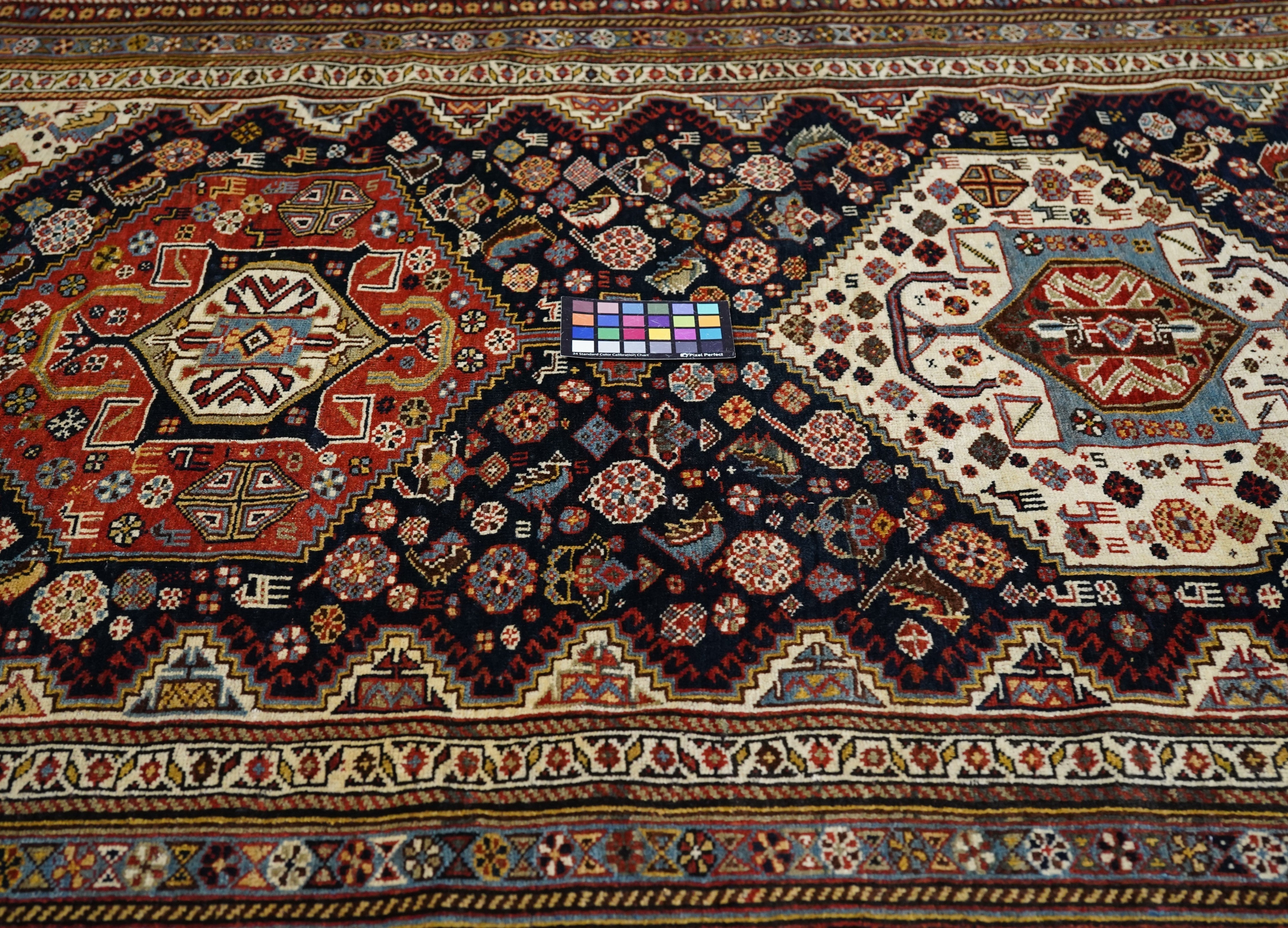 Antique Khamseh Tribal Rug 5'8'' x 9'3''