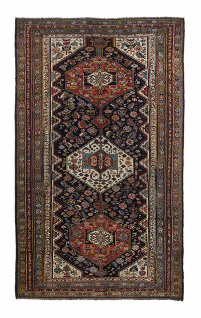 Antique Khamseh Tribal Rug 5'8'' x 9'3''