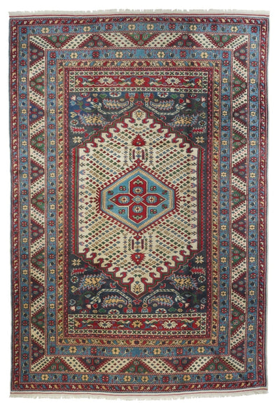 Vintage Caucasian Shirvan Rug 6'2'' x 9'5''