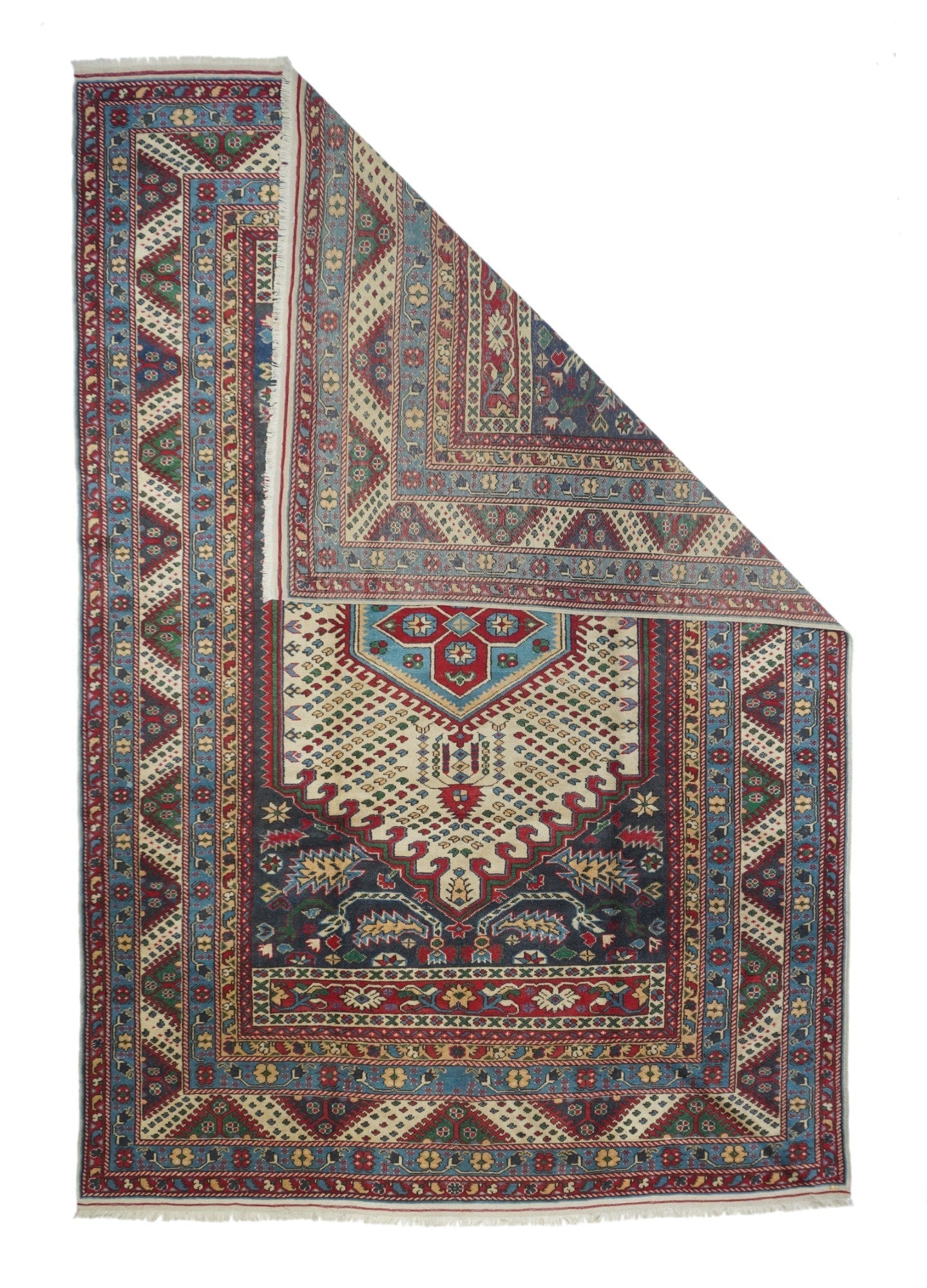 Vintage Caucasian Shirvan Rug 6'2'' x 9'5''