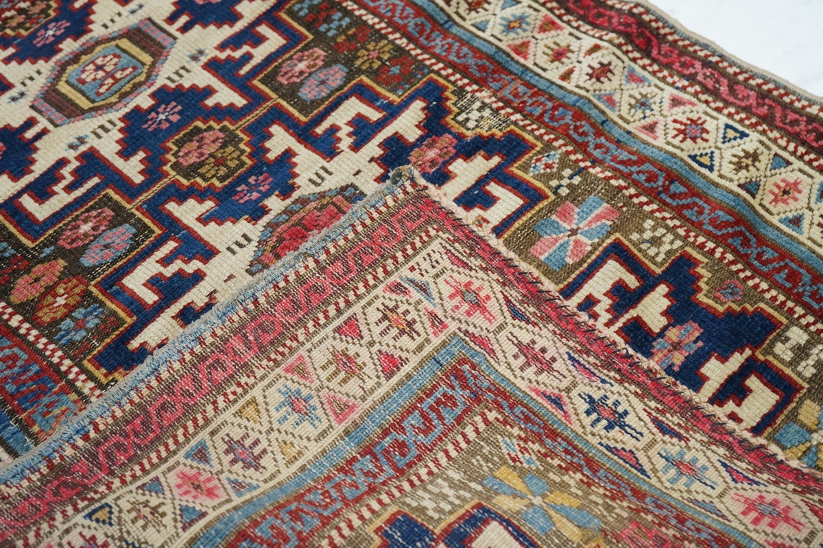 Antique Caucasian Shirvan Rug 2'7'' x 3'2''