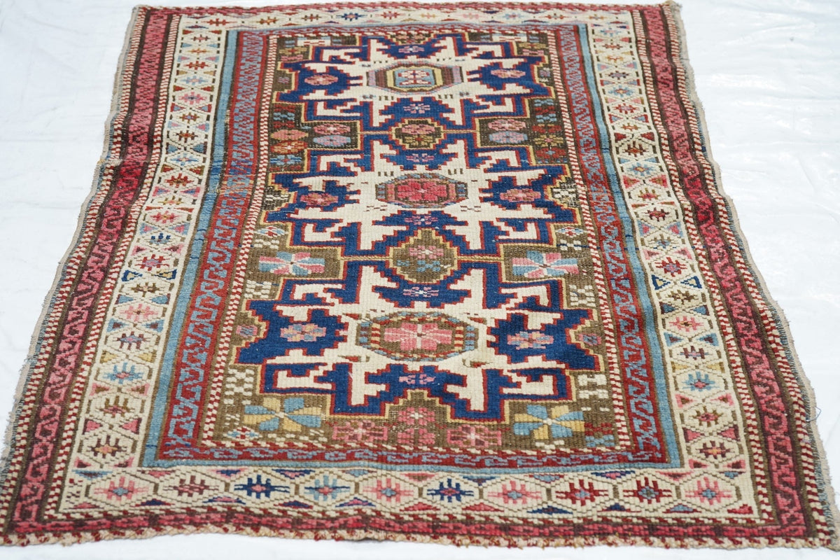 Antique Caucasian Shirvan Rug 2'7'' x 3'2''