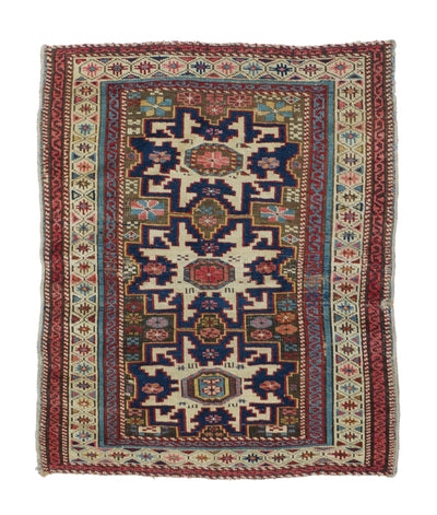 Antique Caucasian Shirvan Rug 2'7'' x 3'2''