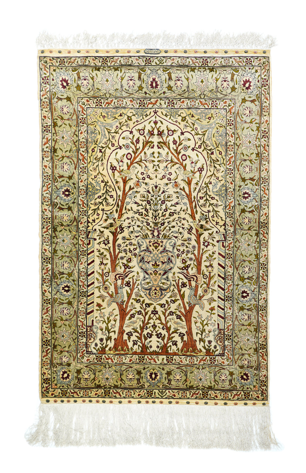Vintage Hereke Rug 3'4'' x 5'0''