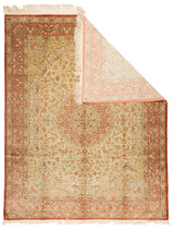 Extremely Fine Vintage Silk  Qum Rug 8'0'' x 10'0''