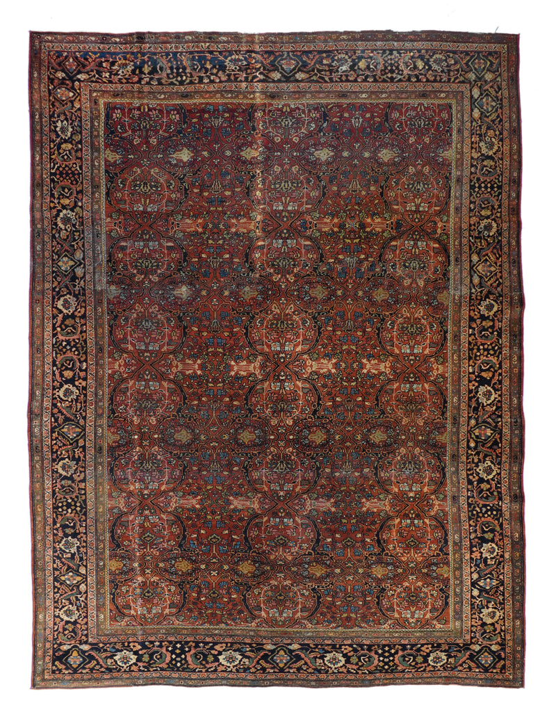 Antique  Farahan Sarouk Rug 8'0