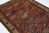 Antique Kazak Rug 4'1'' x 6'2''