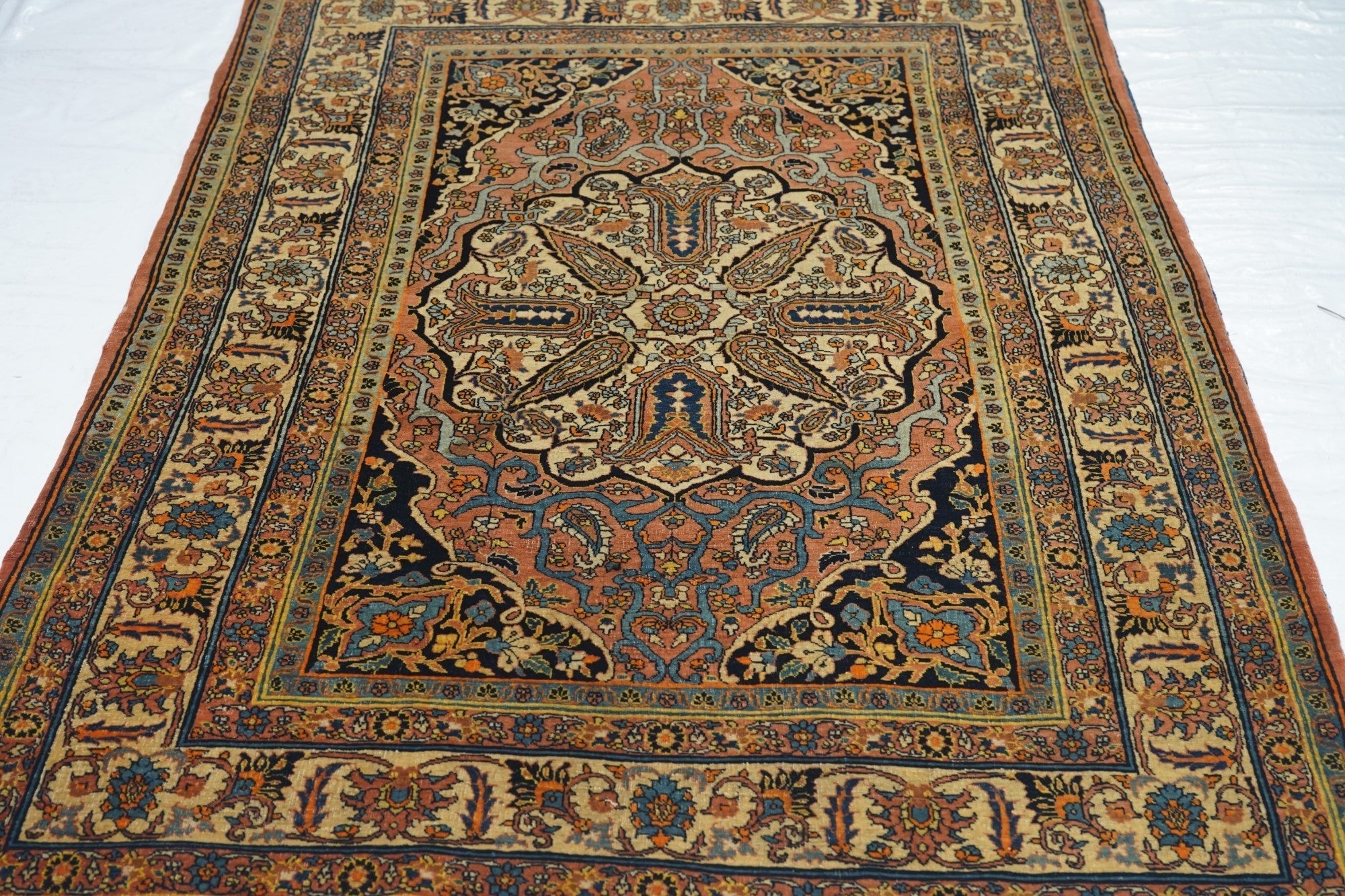 Antique Haji Jalili Tabriz Rug 4'4'' x 6'3''