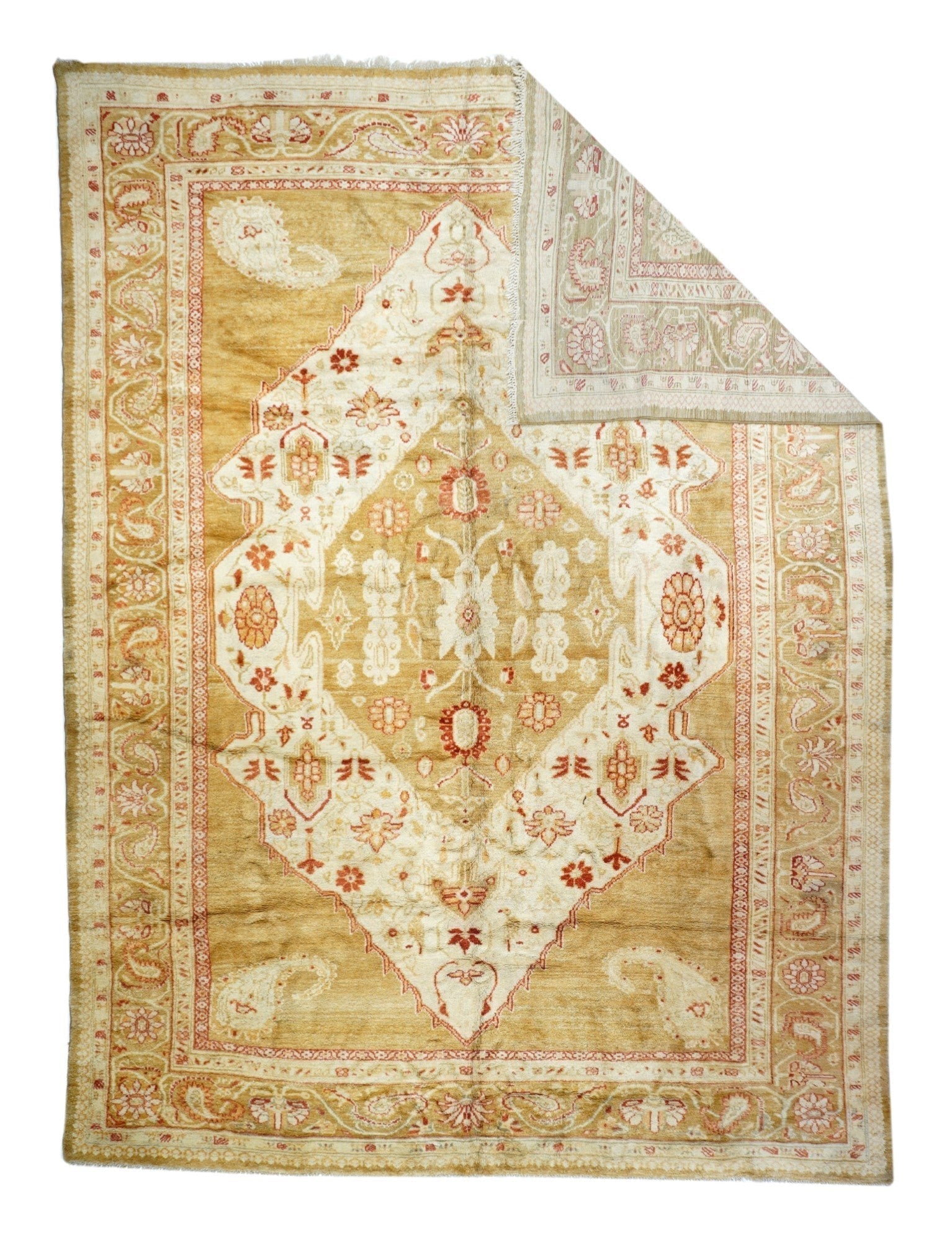 Antique Oushak Rug 10' x 13'5''