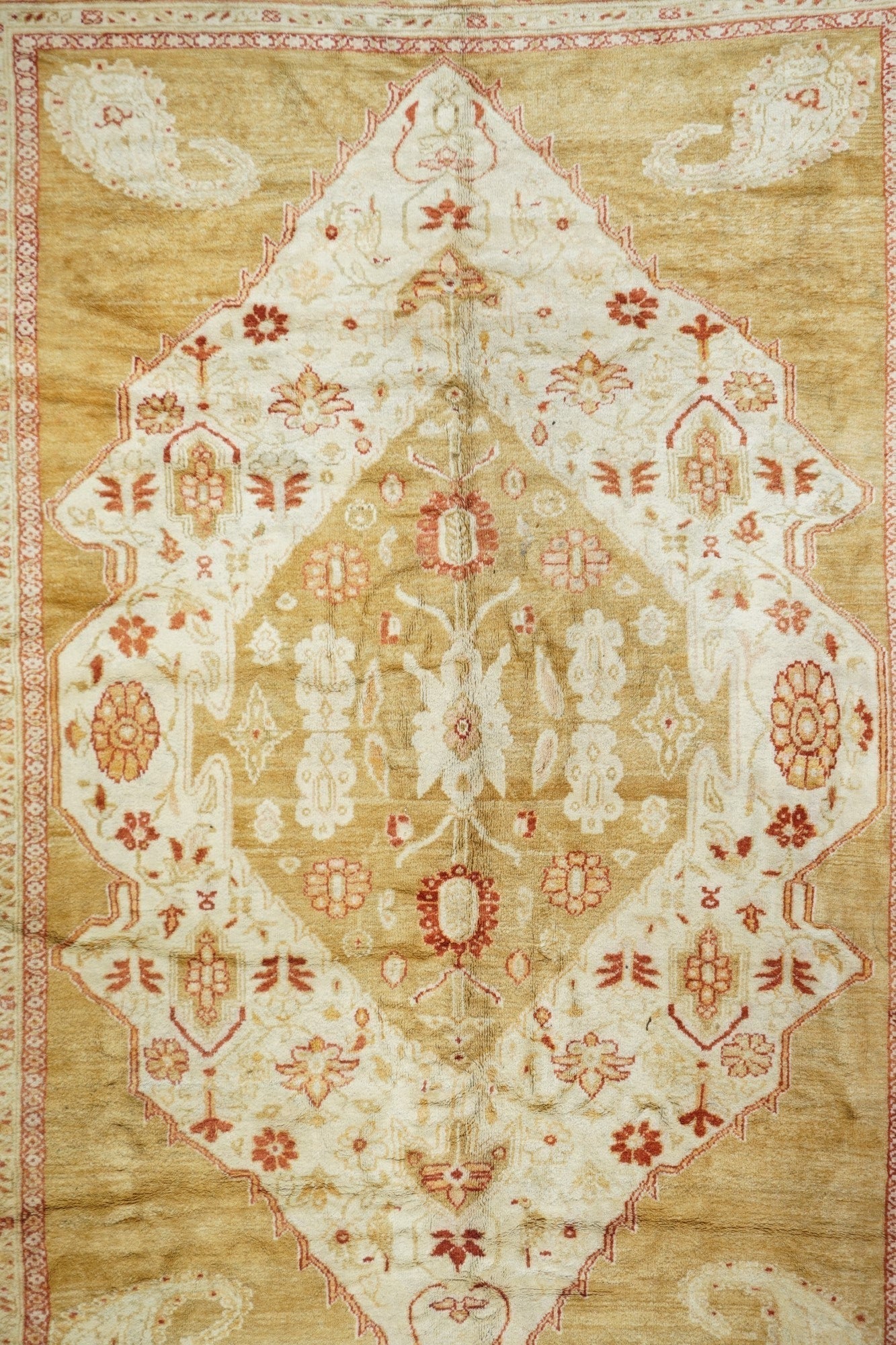 Antique Oushak Rug 10' x 13'5''