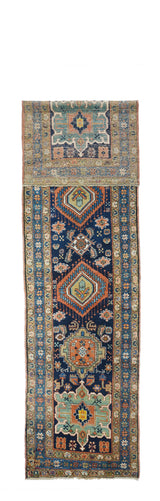 Antique  Heriz Runner 3'4'' x 14'5''