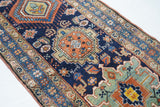 Antique  Heriz Runner 3'4'' x 14'5''