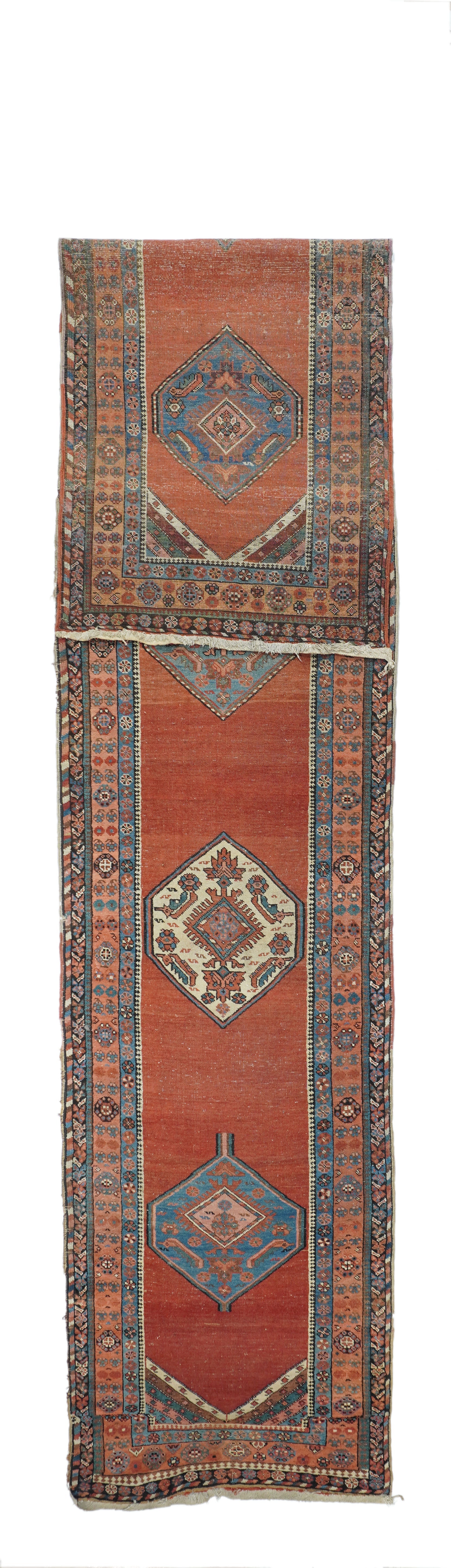 Antique Bakhshayesh Runner 3'4'' x 17'3''