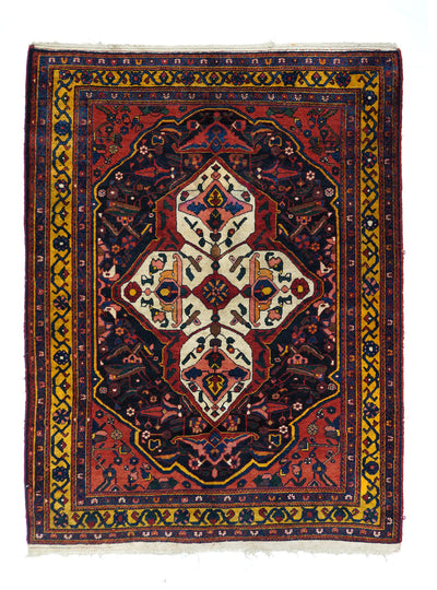 Antique Bakhtiari Rug 5'0'' x 6'4''