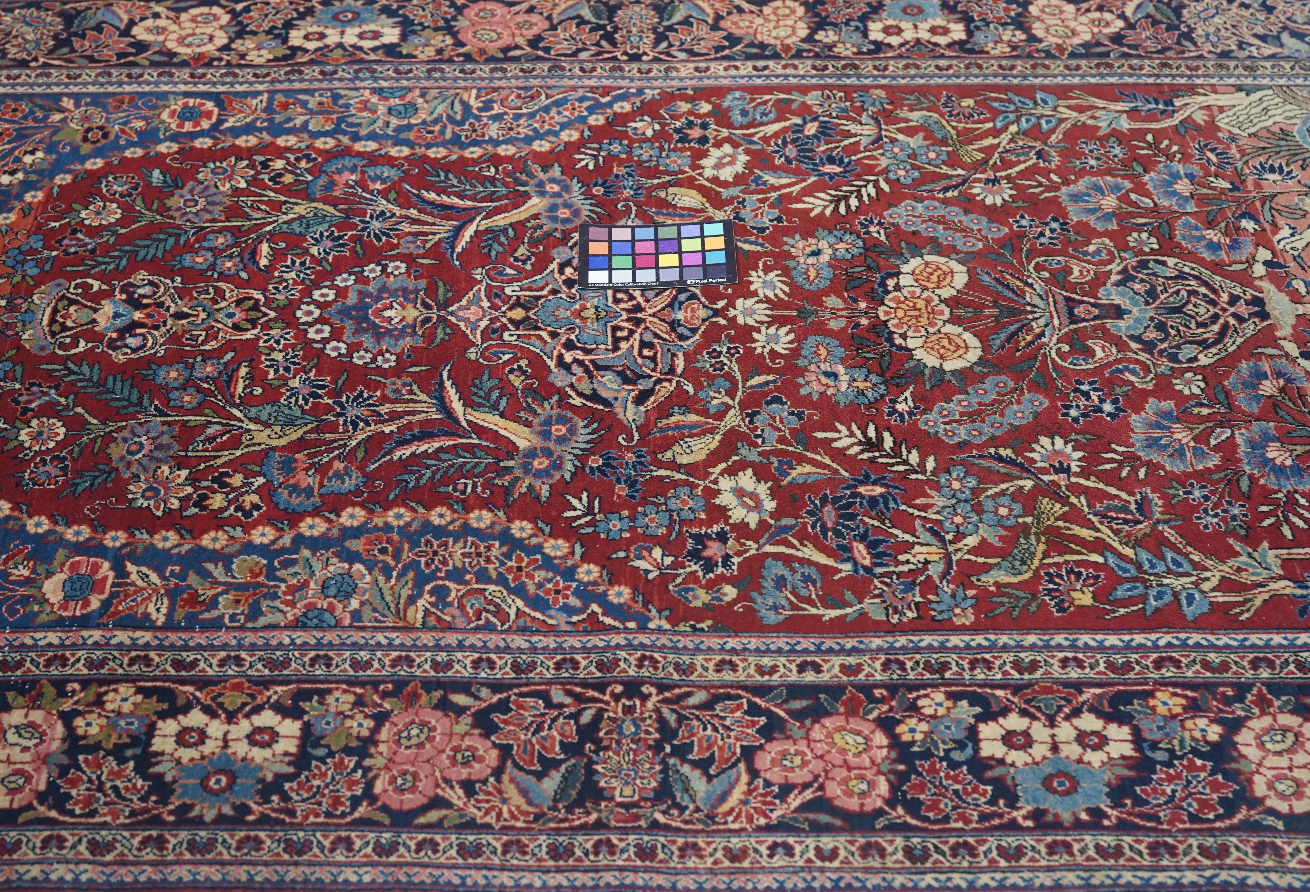 Vintage Kashan Rug 4'4'' x 6'6''