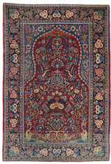 Vintage Kashan Rug 4'4'' x 6'6''