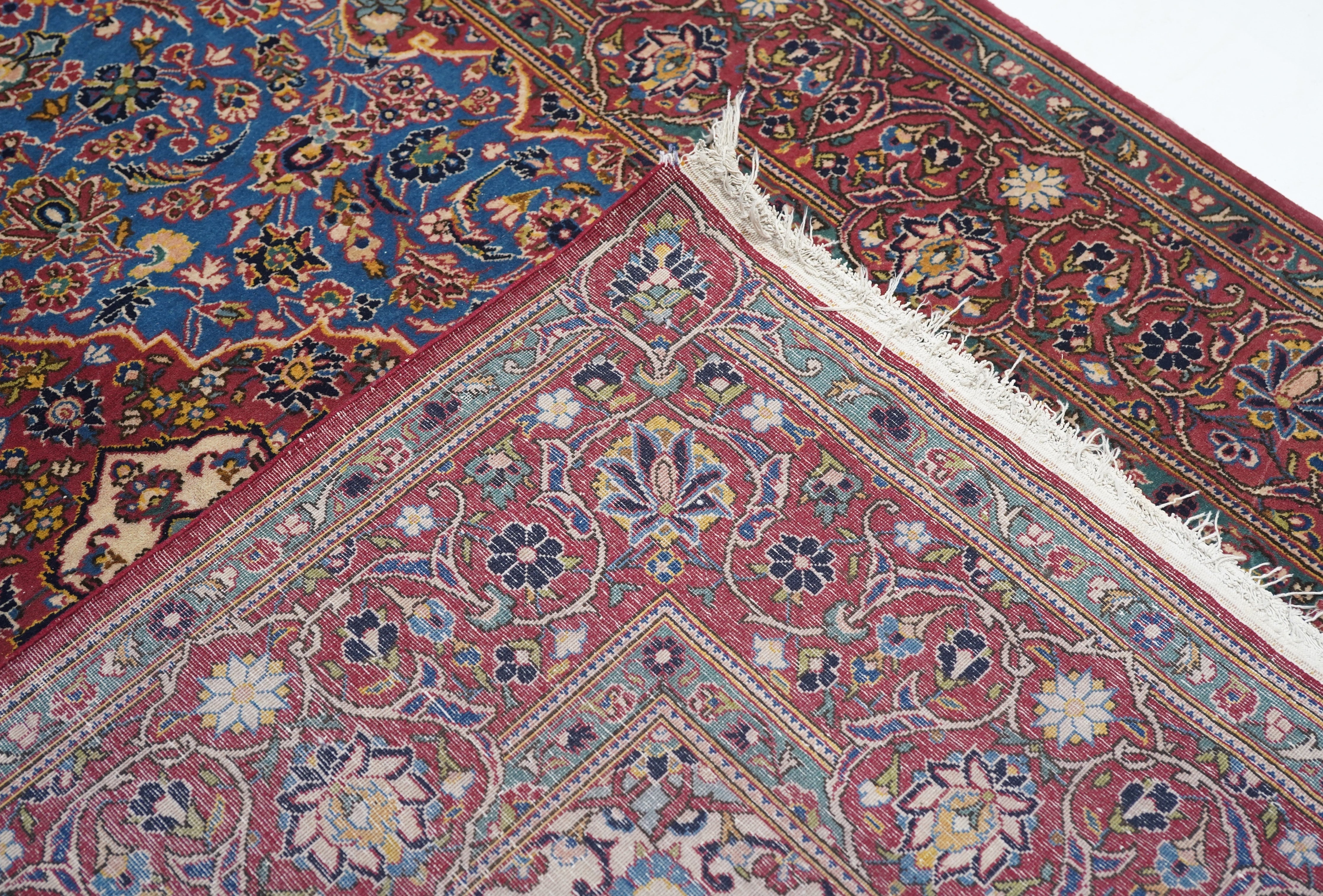 Vintage  Kashan Rug 4'7'' x 6'10''