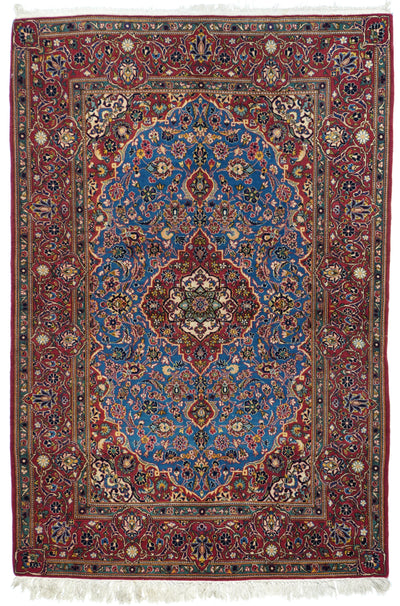 Vintage  Kashan Rug 4'7'' x 6'10''