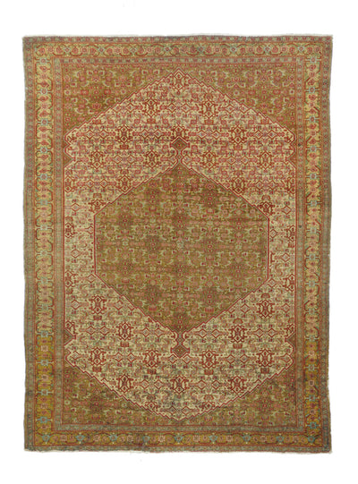 Antique Senneh Rug 4'5'' x 6'2''
