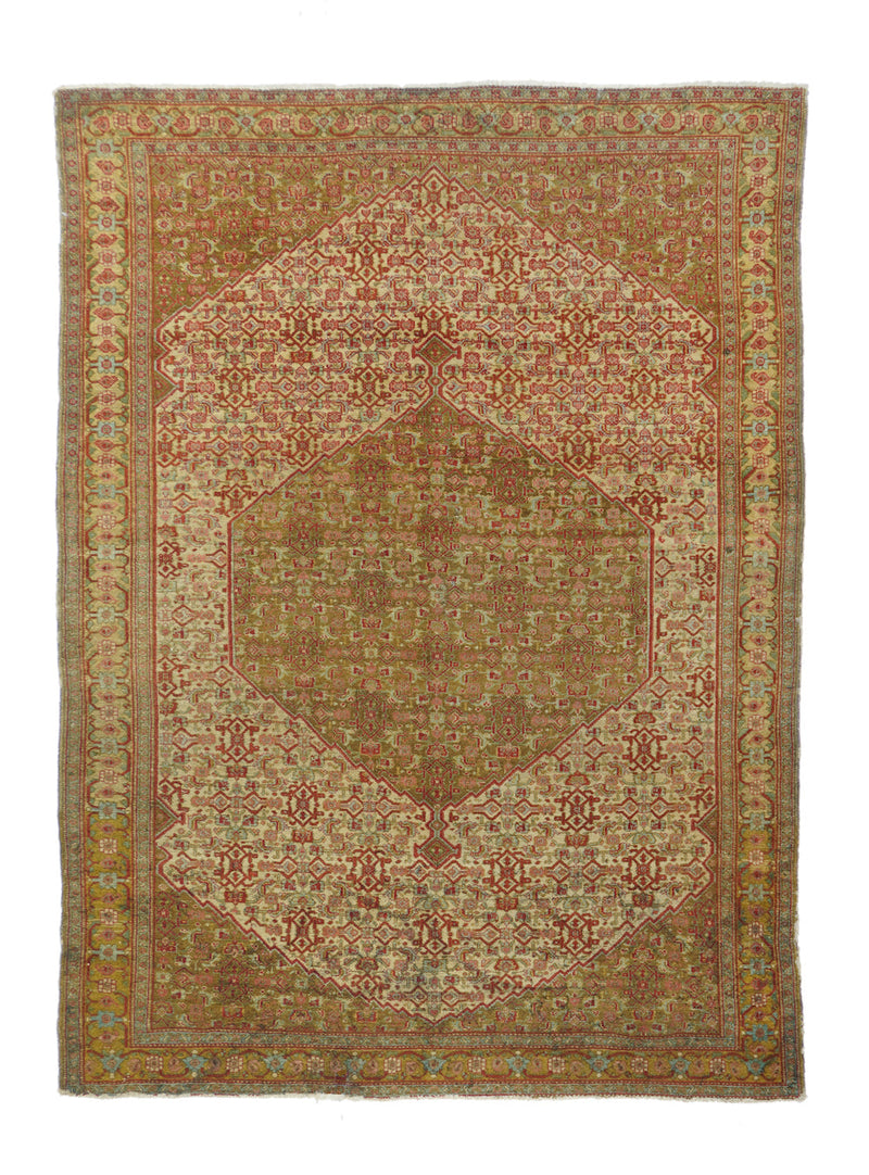 Antique Senneh Rug 4'5'' x 6'2''