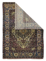 Antique  Tehran Rug 4'7'' x 6'7''