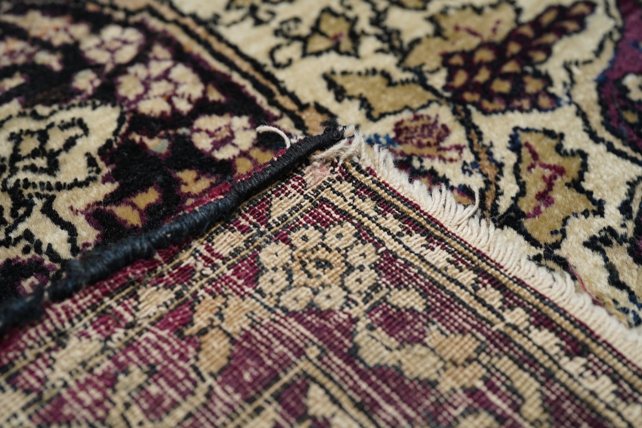 Antique  Tehran Rug 4'7'' x 6'7''