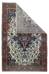 Antique Farahan Sarouk Rug 4'3'' x 6'5''