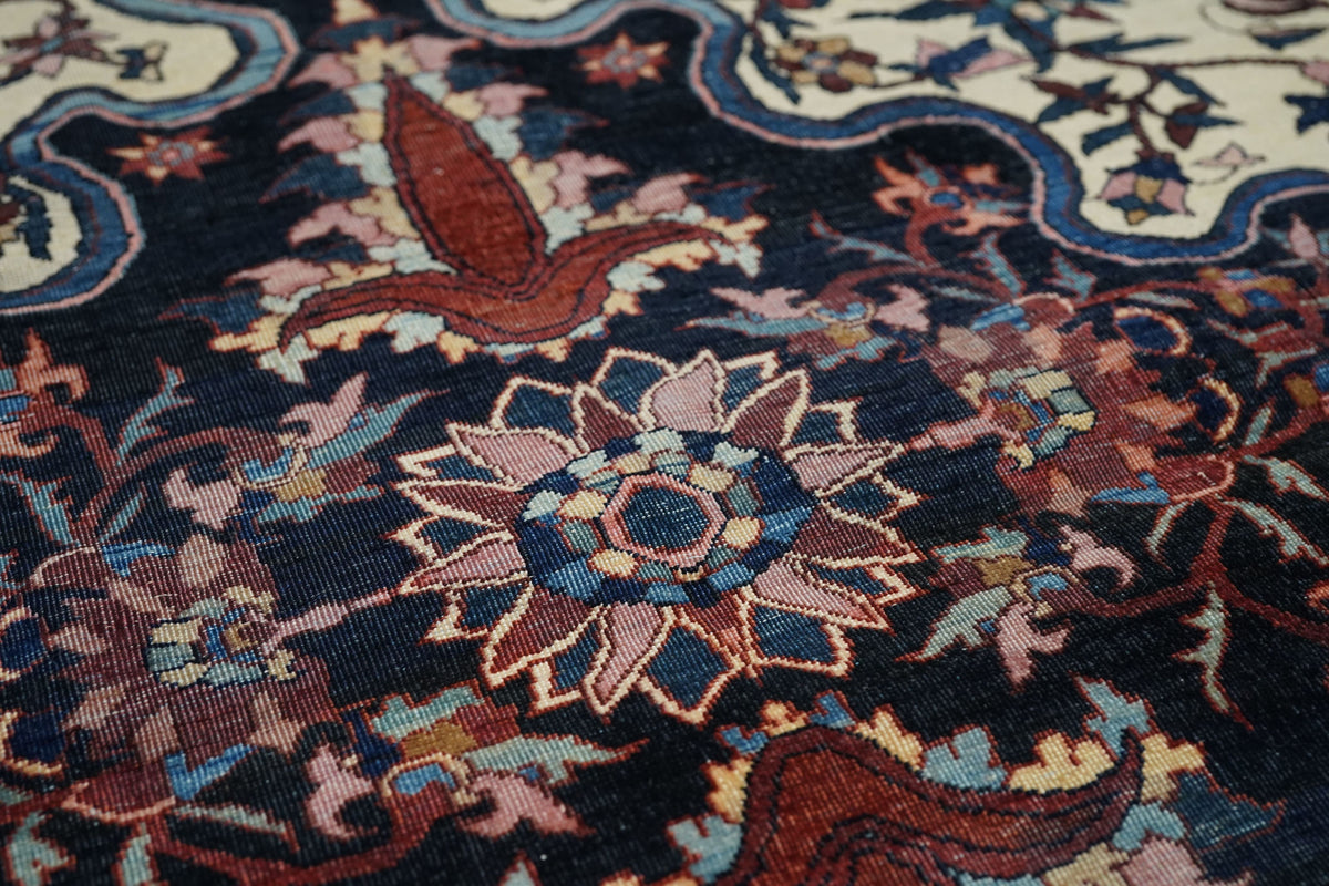 Antique Farahan Sarouk Rug 4'3'' x 6'5''
