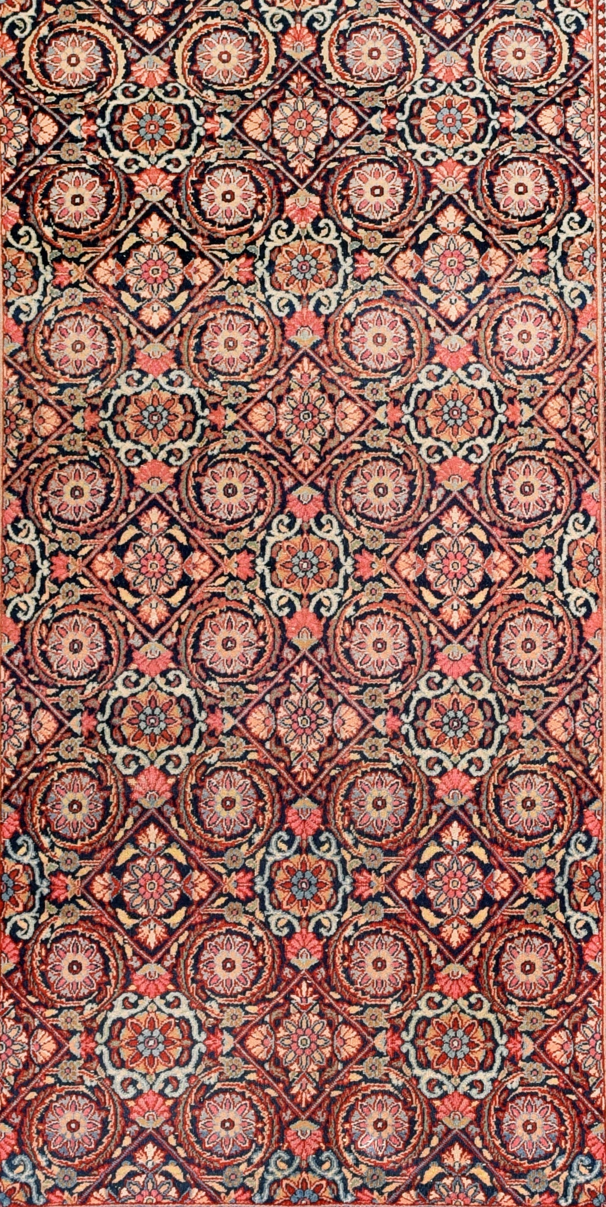 Antique Dabir Kashan Rug 4'4'' x 6'10''