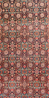 Antique Dabir Kashan Rug 4'4'' x 6'10''